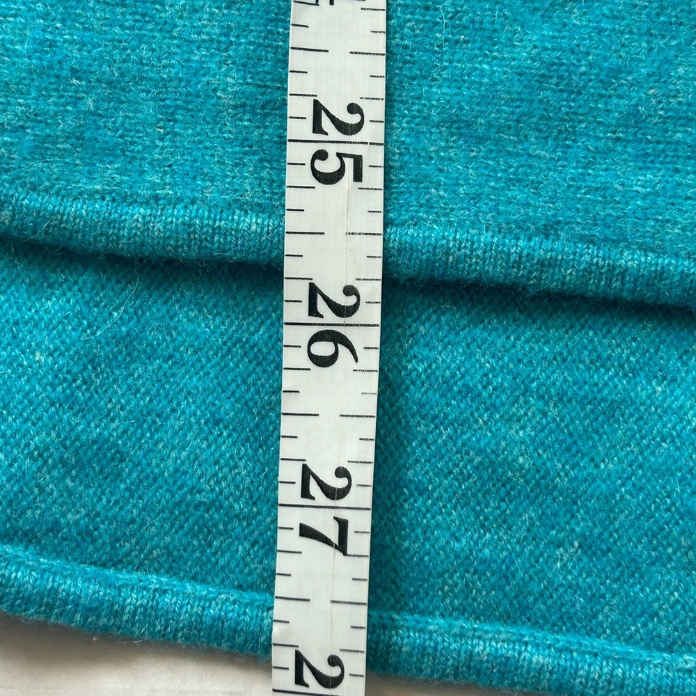 Charter Club Luxury 100% cashmere mint turquoise boxy sweater sz XS oversized - Picture 9 of 9